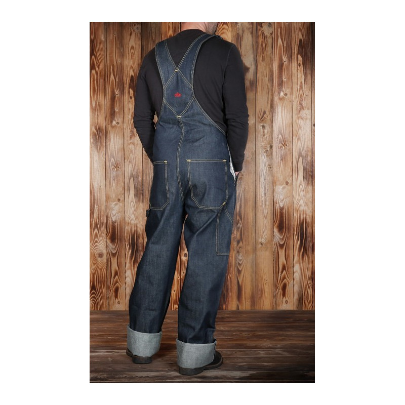 Mechaniker-Latzhose 1935 Mechanic Bib 11oz Indigo-Blau