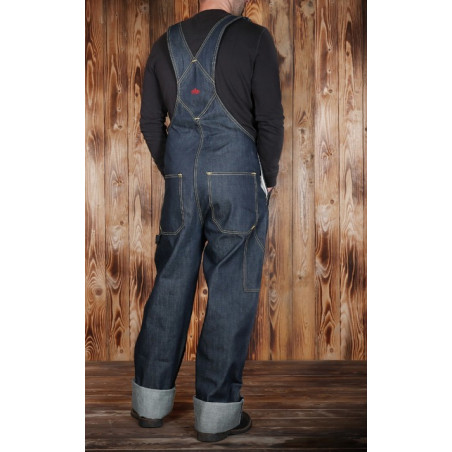 Montuuroverall 1935 Mechanic Bib 11oz indigo blauw