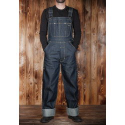 Denim Tuinbroek 1953 Mechanic Bib 11oz Metal - Pike Brothers 2