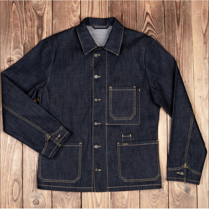 Jeansjacke – 1936 Chopper Jacket 16oz indigo – Pike Brothers
