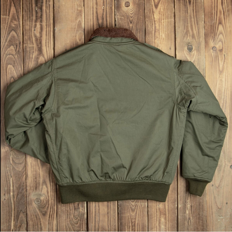 Pilotenblouson B10 – 1943 B-10 Flight Jacket olive drab – Pike Brothers