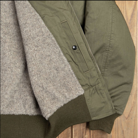 Pilotenblouson B10 - 1943 B-10 Flight Jacket olive drab – Pike Brothers