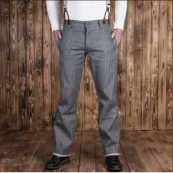 Denim broek - 1942 Hunting Pant grey wabash – Pike Brothers