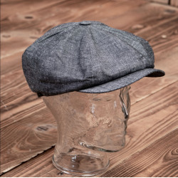 1928 Newsboy Cap smoke grey – Pike Brothers 2