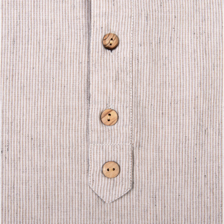 Cotton shirt – 1923 Buccaneer Shirt Guernsey brown – Pike Brothers