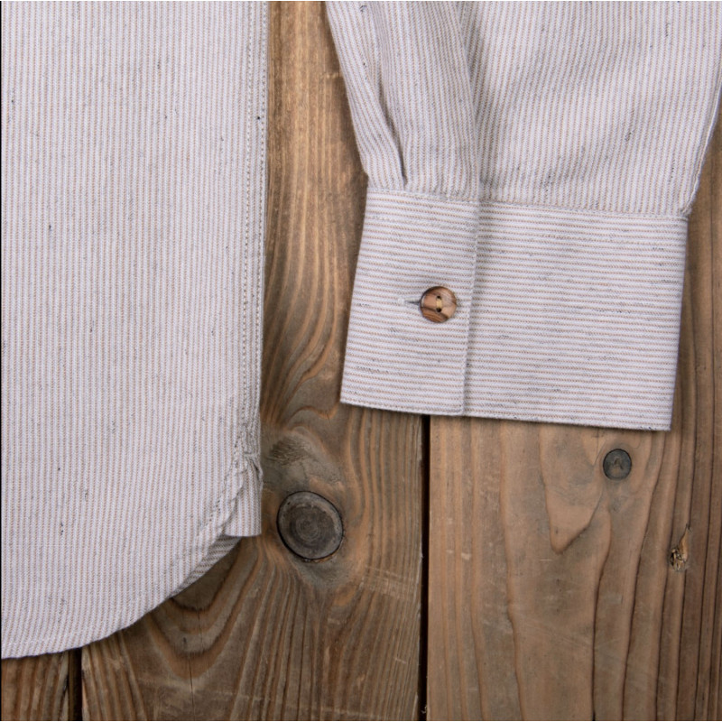 Baumwollhemd – 1923 Buccaneer Shirt Guernsey brown – Pike Brothers