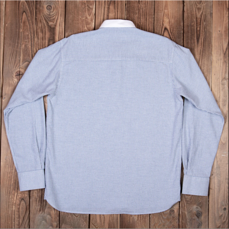 Cotton shirt – 1923 Buccaneer Shirt Guernsey blue stripes – Pike Brothers
