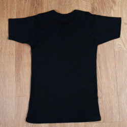 Set van 2 tubulaire T-shirts zwart ronde hals 1947 Round... 2