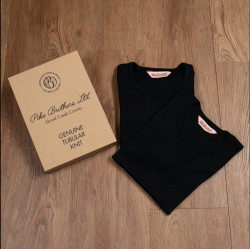 2er-Pack Rundhals-Schlauchshirts schwarz 1947 Round Neck...