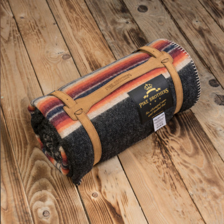 Deken Plaid 1969 Denakatee Depakatè wool blanket faded black Pike Brothers