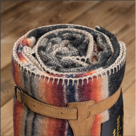 1969 Denakatee Depakatè Wool Blanket Faded Black Pike Brothers