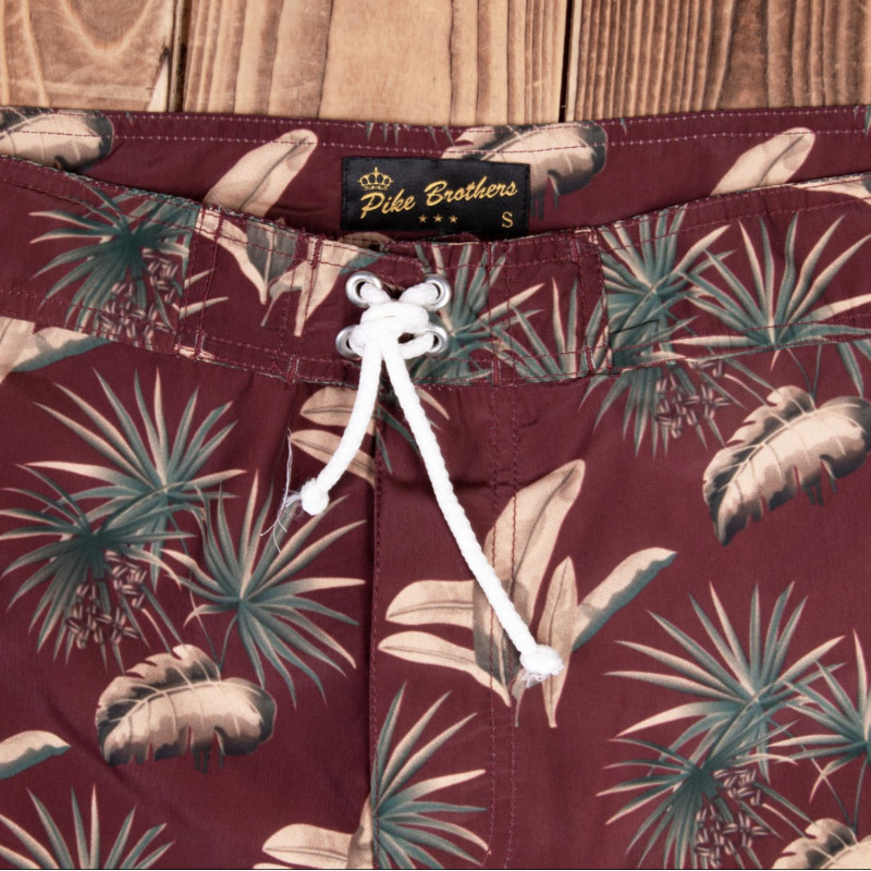 Badeshort – 1961 Surf Short Maohu Red Pike...