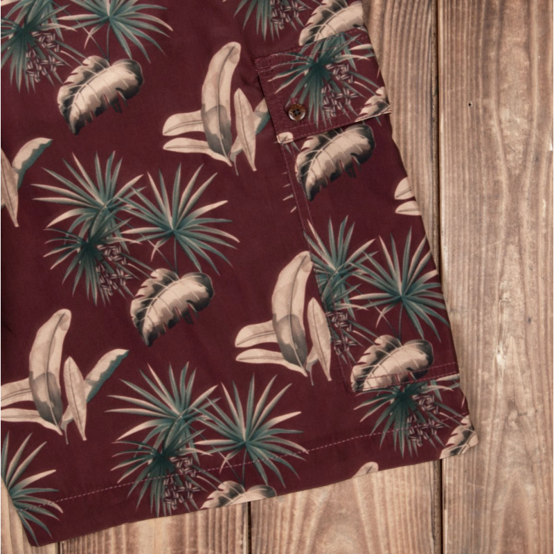 Badeshort – 1961 Surf Short Maohu Red Pike...