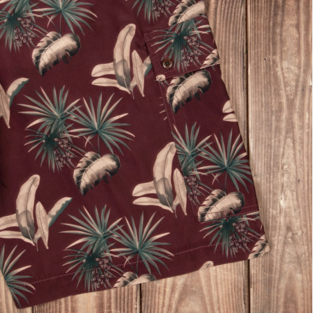 Zwembroek - 1961 Surf Short Maohu red Pike Brothers