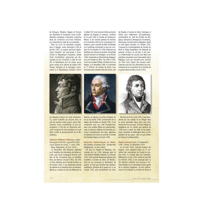 1798 BONAPARTE, THE WAR IN HELVETIA AND THE...
