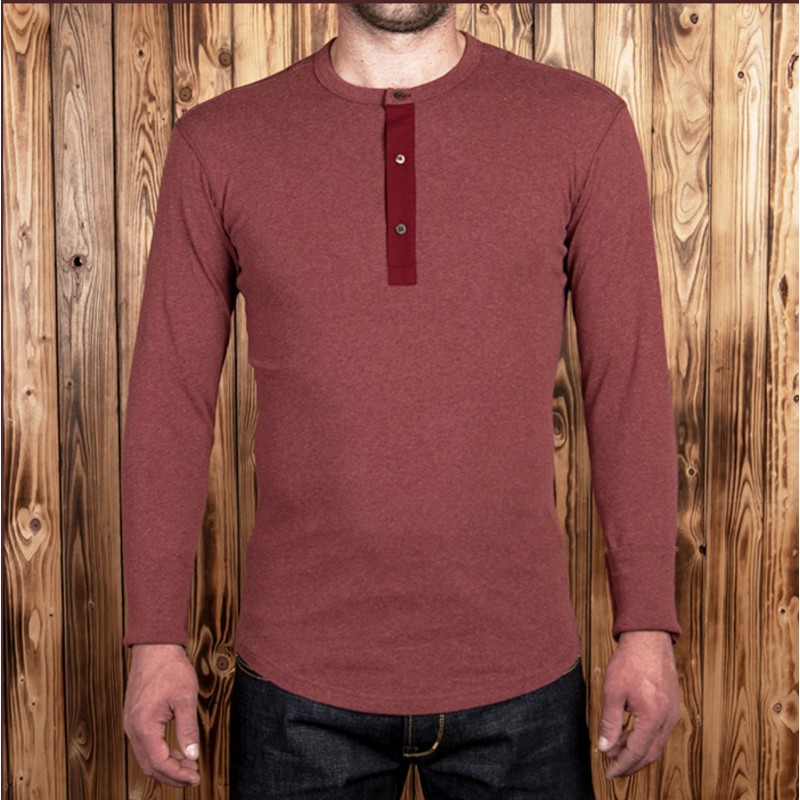 T-Shirt Henley rot - 1927 Henley Shirt long...