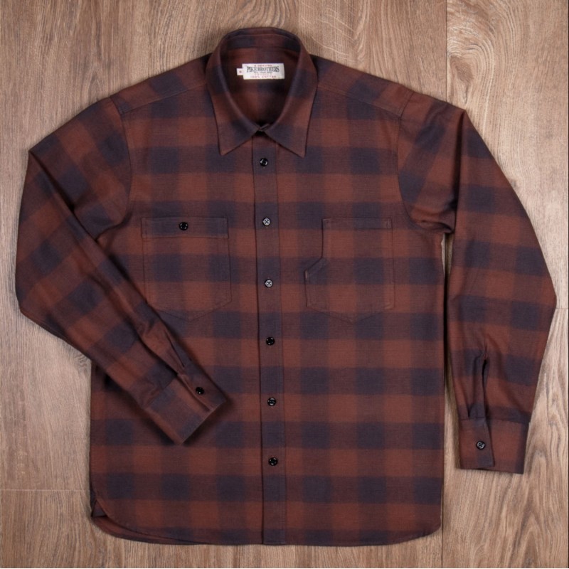 1937 Roamer Shirt Leeroy Red - Pike Brothers