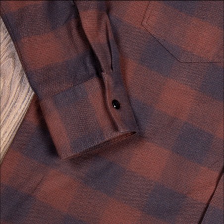 Overhemd 1937 Roamer Shirt Leeroy red - Pike Brothers