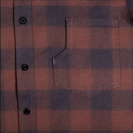 Overhemd 1937 Roamer Shirt Leeroy red - Pike Brothers