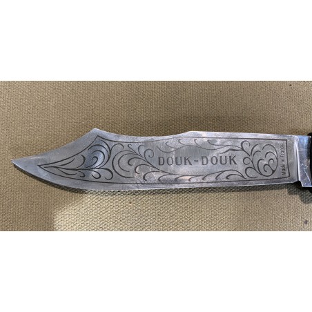Genuine Douk-Douk knife 260 mm with brown leather sheath