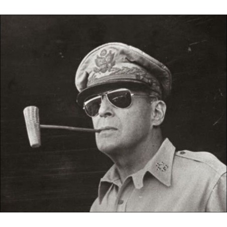 General MacArthur wearing his General American Optical glasses