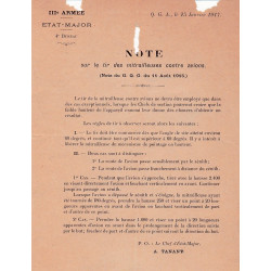 Studie über das Feuer gegen Luftziele – Vertraulicher Bericht 1917 2