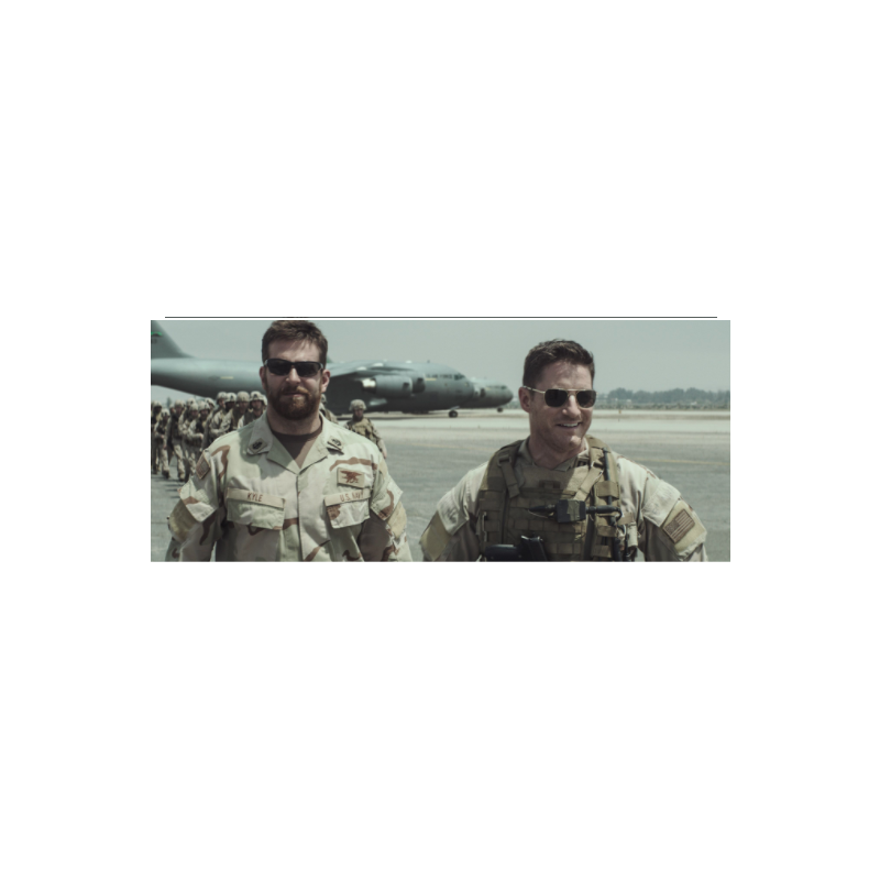 Sam Jaeger in American Sniper mit seinen Original Pilot AO