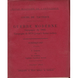 Cursus Tactiek Moderne Oorlog Veldtocht van 1866 en 1870 Kapitein Corda Ed 1913 - 2 delen