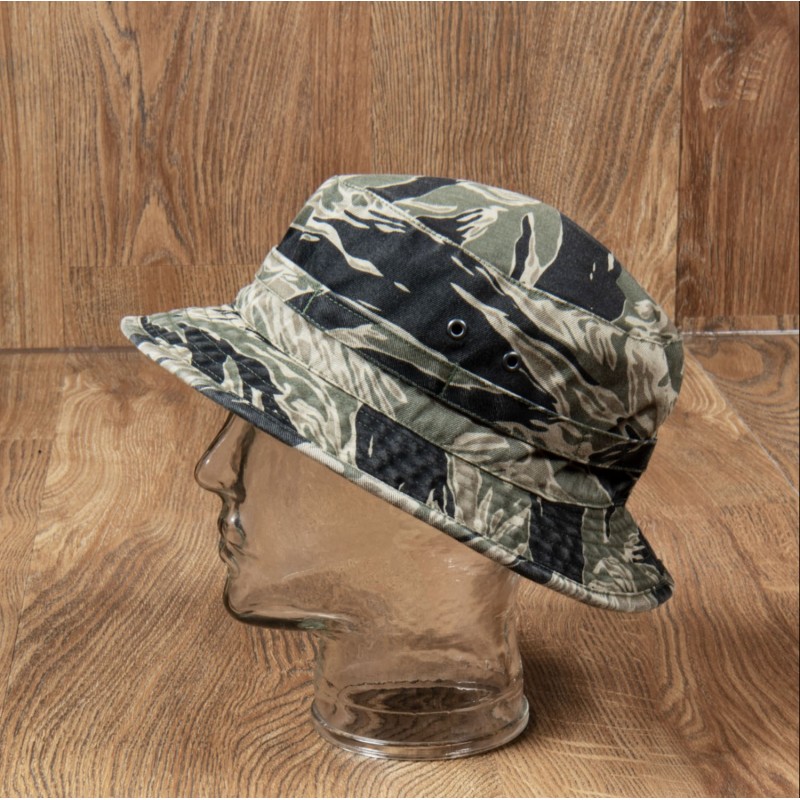 Vietnam Tiger Stripe Boonie Hat - 1966 Boonie...