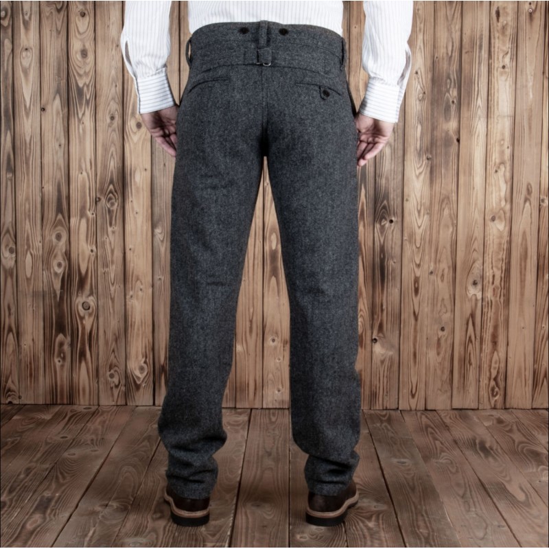 Wollen broek 1905 Hauler Pant Dundee grey -...