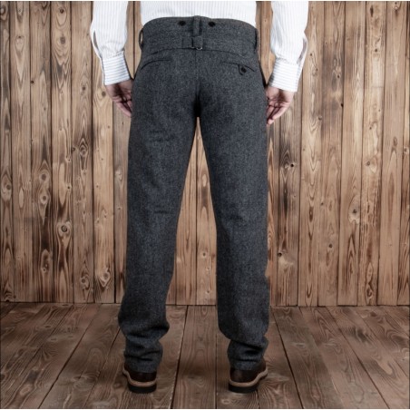 Wollen broek 1905 Hauler Pant Dundee grey - Pike Brothers