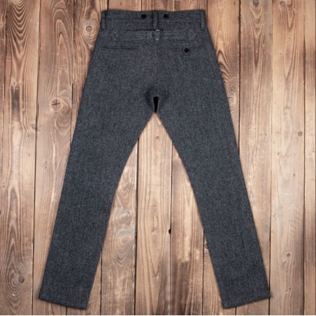 1905 Hauler Pant Dundee Grey Wool Trousers - Pike Brothers