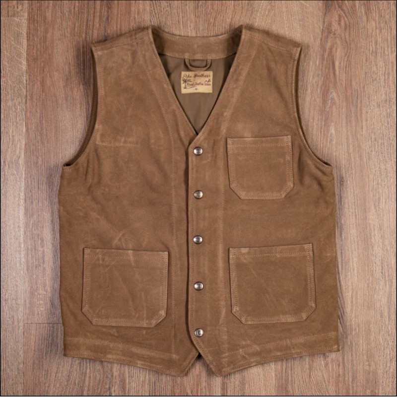 Ledergilet Braun 1937 Roamer Vest Mulholland...