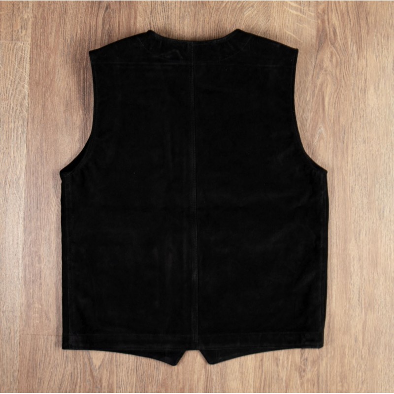 Zwart leren gilet 1937 Roamer Vest Mulholland...