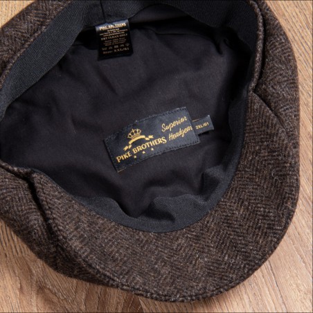 Casquette 1928 Newsboy Cap Upland brown – Pike Brothers