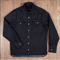 Denim-Hemd 1943 CPO Shirt 12oz indigo - Pike Brothers