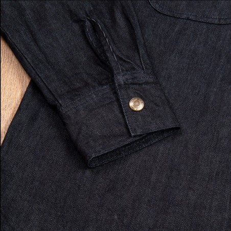 Denim overhemd 1943 CPO Shirt 12oz indigo - Pike Brothers