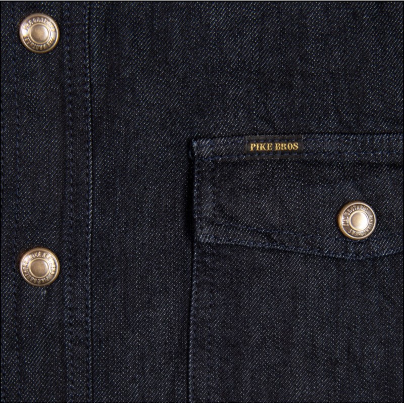 1943 CPO Shirt 12oz Denim Indigo - Pike Brothers