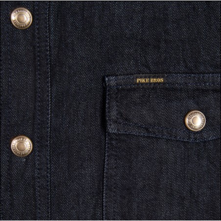 Denim overhemd 1943 CPO Shirt 12oz indigo - Pike Brothers