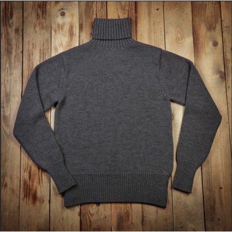 Grauer Rollkragenpullover 1923 Turtle Neck Grey Pike Brothers