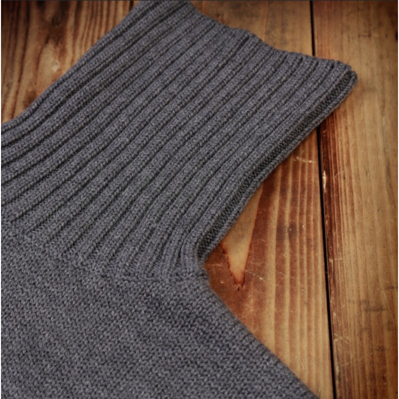 Grijze col-trui 1923 Turtle Neck Grey Pike...