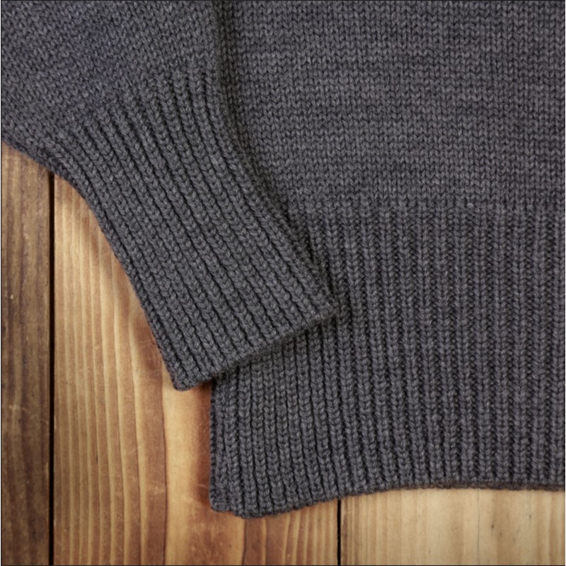 Grijze col-trui 1923 Turtle Neck Grey Pike...