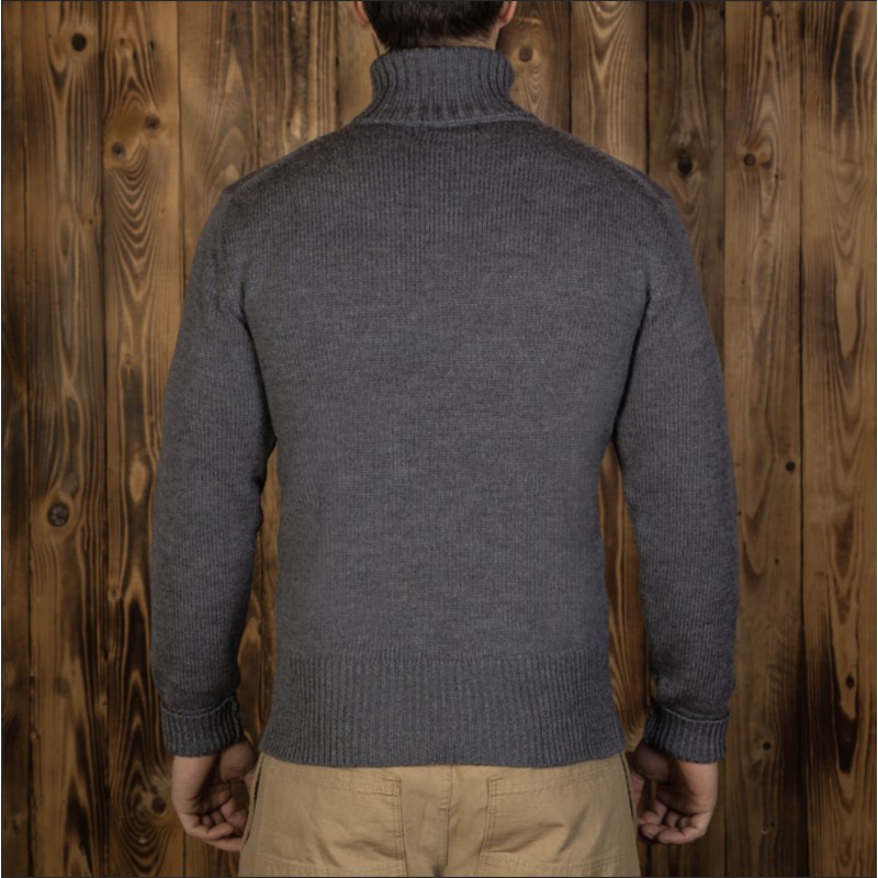 1923 Turtle Neck Grey Rollneck Sweater – Pike...