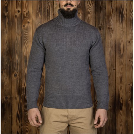 1923 Turtle Neck Grey Rollneck Sweater – Pike Brothers