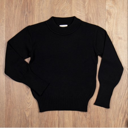 Wollen trui US Navy zwart - 1941 USN Seaman Sweater black - Pike Brothers