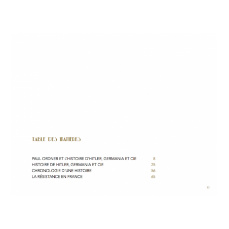 Histoire d'Hitler, Germania et Cie - Paul Ordner