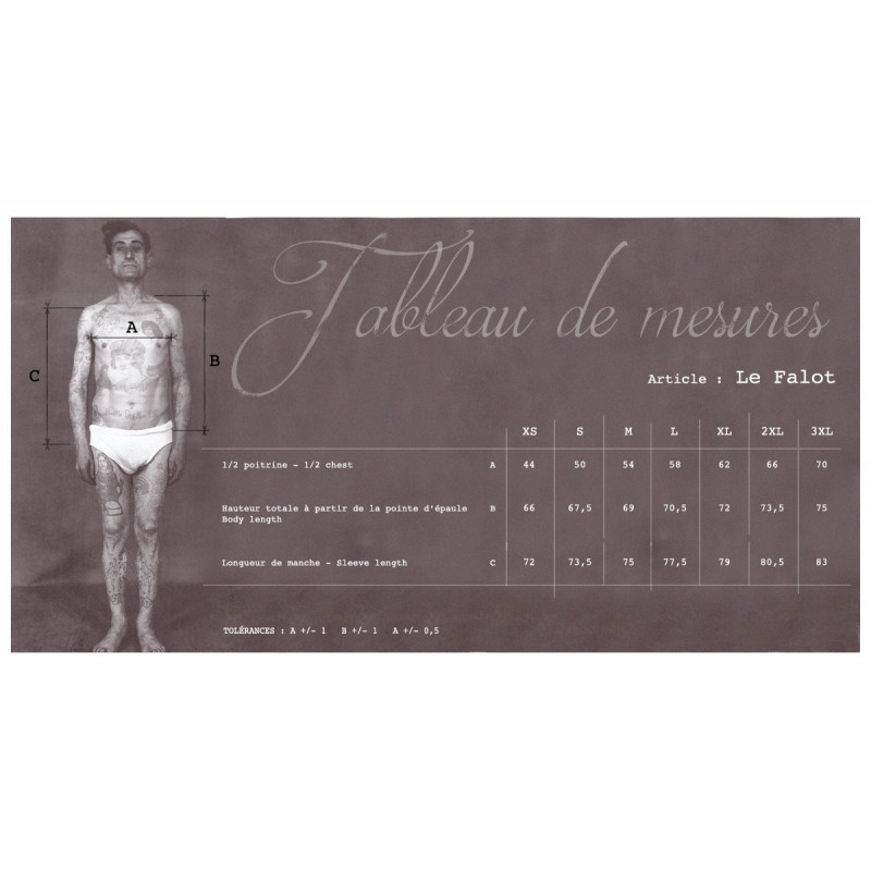 VEST "LE FALOT" Fleurs de Bagne